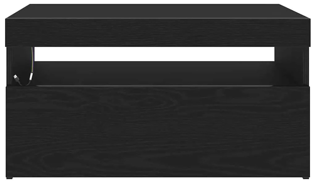 vidaXL Ντουλάπι TV 2 pcs Μαύρο 75 x 35 x 40 εκ. Επεξεργασμένο ξύλο