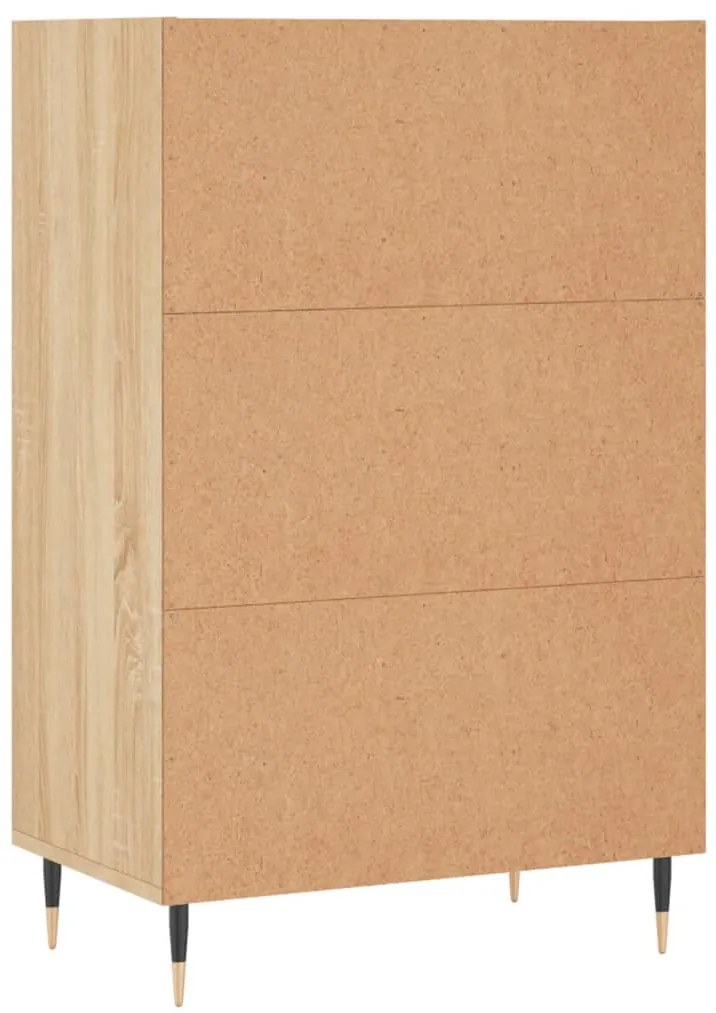 vidaXL Ραφιέρα Sonoma Δρυς 57 x 35 x 90 από Επεξεργασμένο Ξύλο