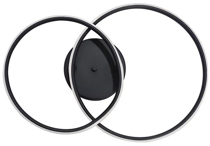 Φωτιστικό Οροφής LED Step Dimmable Heronia Libra Black 01-0370