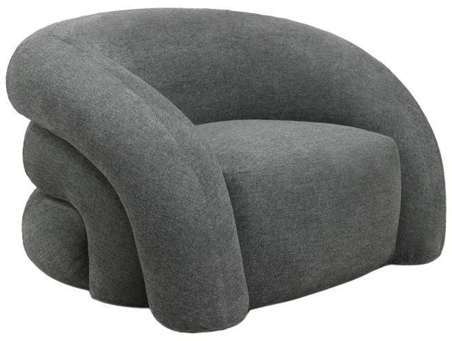 Πολυθρόνα Lexy γκρι ύφασμα 99x88x62εκ 100x89.5x60 εκ.