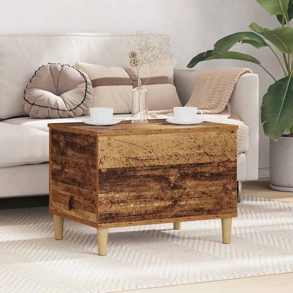 vidaXL Κομοδίνο Παλαιό ξύλο 60 x 44.5 x 45 εκ Επεξεργασμένο ξύλο