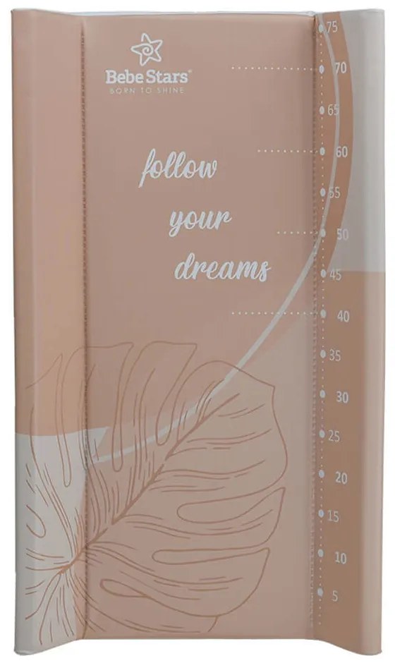 Σκληρή Αλλαξιέρα (45x77) Bebe Stars Leaf Mocha 18-182