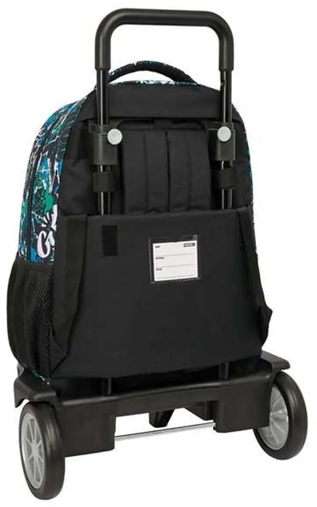 Σχολική Τσάντα με Ρόδες Safta Go 33 x 45 x 22 cm Γκράφιτι