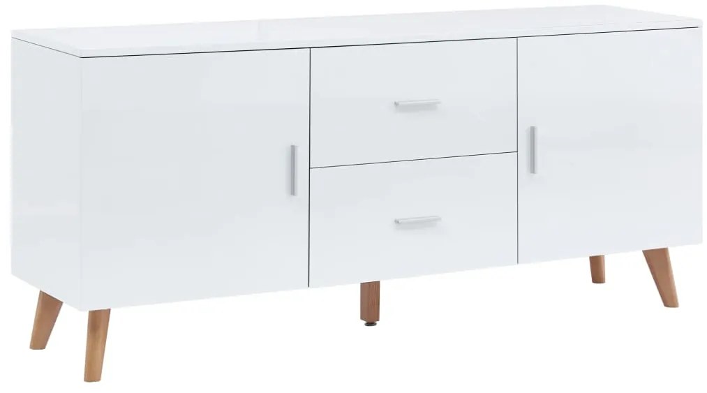vidaXL Μπουφές Λευκός 160 x 40 x 70 εκ. από MDF