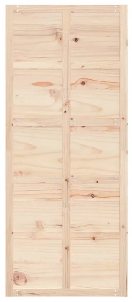 vidaXL Πόρτα Αχυρώνα 90x1,8x214 εκ. από Μασίφ Ξύλο Πεύκου