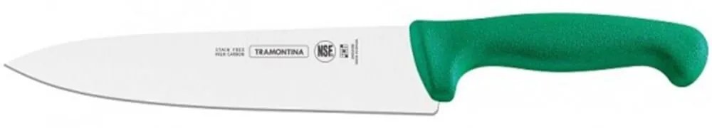 Μαχαίρι Κρέατος TR24609028 20cm Από Ανοξείδωτο Ατσάλι Silver-Green Tramontina Stainless Steel