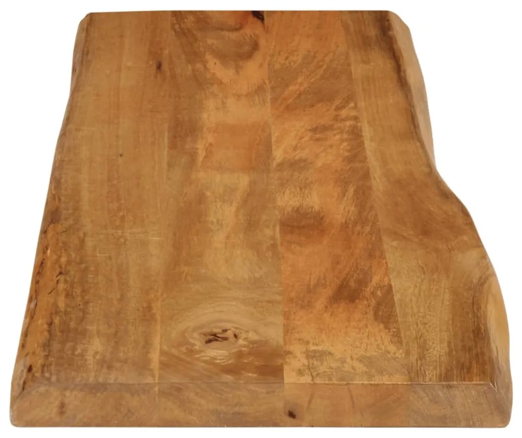 vidaXL Επιφάνεια Τραπεζιού 140x40x3,8 εκ. Live Edge Μασίφ Ξύλο Μάνγκο
