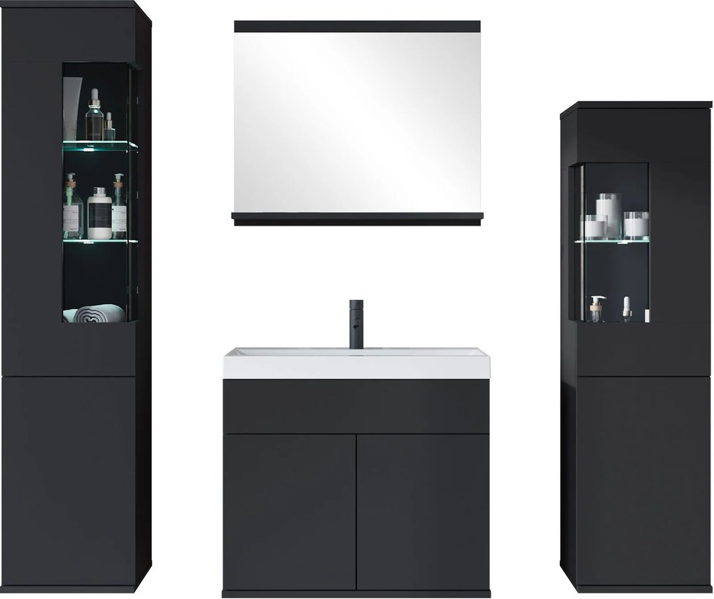 Σετ μπάνιου Nairobi-Μαύρο