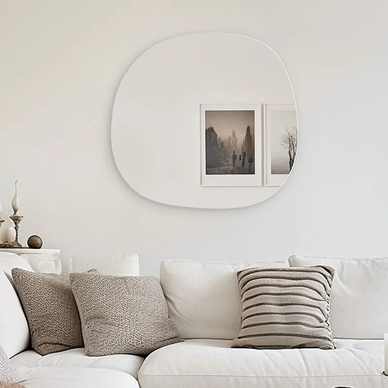 Καθρέπτης Frameless 1 pakoworld μαύρο 49x1.2x52εκ - 233-000008 - 233-000008