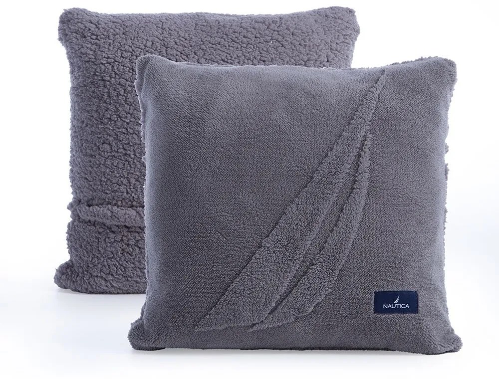 Μαξιλάρι Διακοσμητικό (Με Γέμιση) Nau Coast Grey Nef-Nef Homeware 45X45 Πολυέστερ