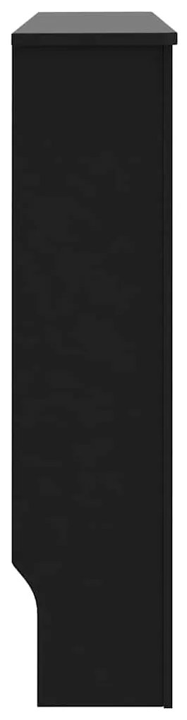 vidaXL Κάλυμμα Καλοριφέρ Μαύρο 112 x 19 x 81,5 εκ. από MDF
