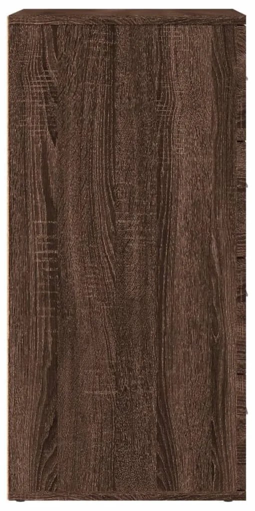 Μπουφές Γκρι Sonoma 60x39x80 εκ. από Επεξεργασμένο Ξύλο - Γκρι