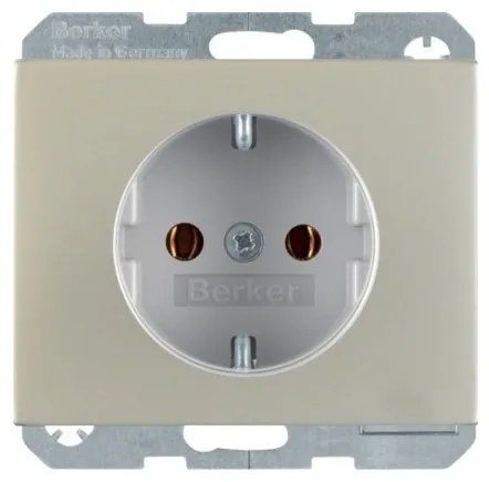 Πρίζα Σούκο INOX Berker K.5 41157004 Hager-41157004-Inox 41157004