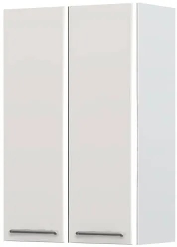 Ντουλάπι κρεμαστό Modena V9-60-2K-Λευκό - Γκρι ανοιχτό