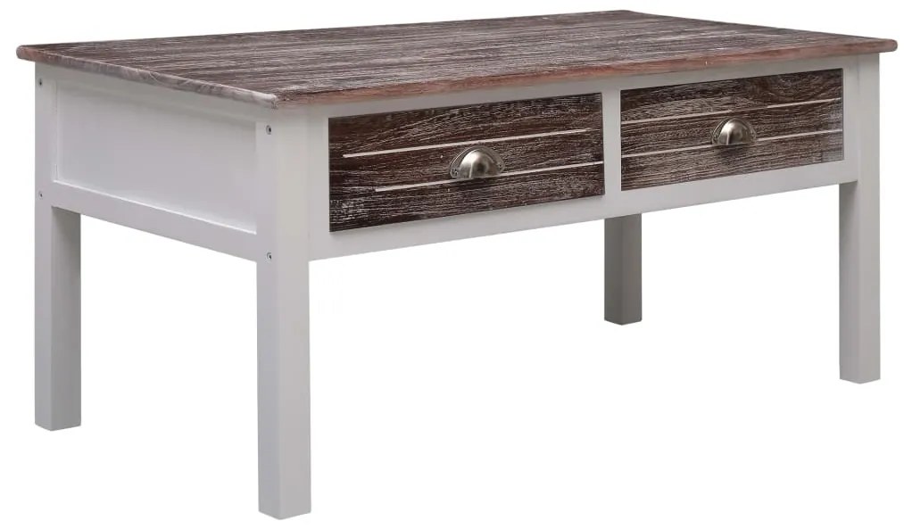 vidaXL Τραπεζάκι Σαλονιού Καφέ 100 x 50 x 45 εκ. Ξύλινο