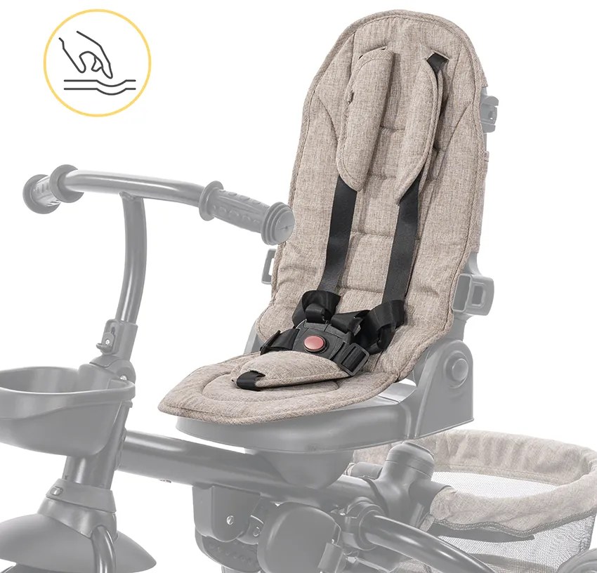 Τρίκυκλο ποδήλατο Πτυσσόμενο FRECCIA  360° Beige 10050670003 Lorelli