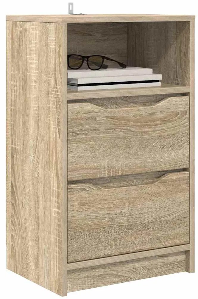 vidaXL Κομοδίνο Δρύς Sonoma 40 x 30 x 467 εκ Επεξεργασμένο ξύλο