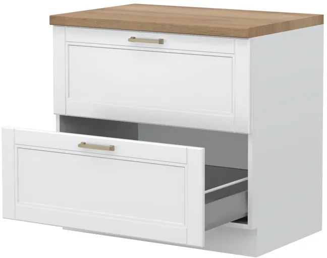 Επιδαπέδιο ντουλάπι Tahoma R-90-2MBOX-Λευκό ματ - 90.00Χ60.00Χ88.00cm