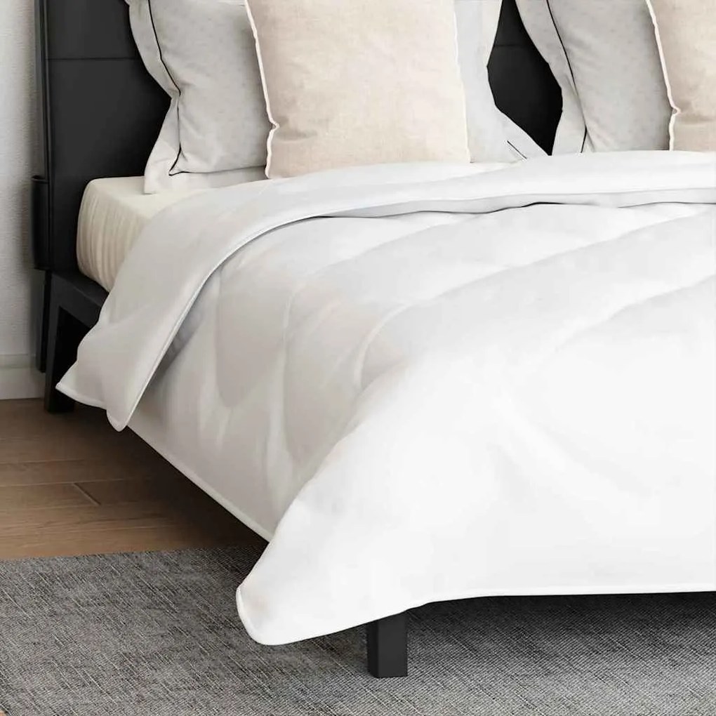 vidaXL Πάπλωμα με μαξιλάρι 3 pcs Λευκό 240 x 260 εκ. Μικροΐνες
