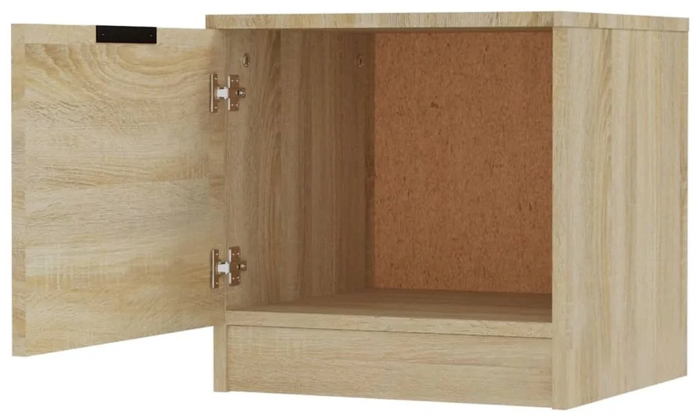 vidaXL Κομοδίνα 2 τεμ. Sonoma Δρυς 40 x 39 x 40 εκ.