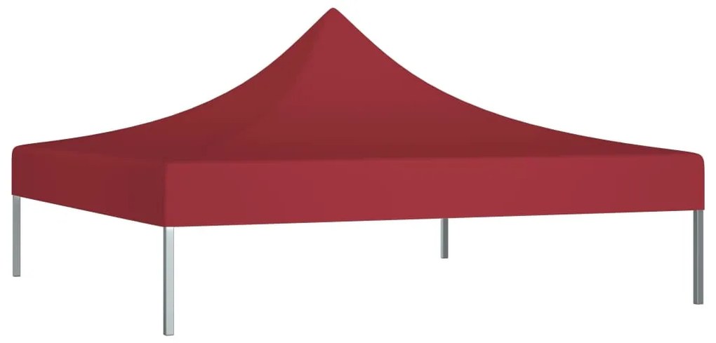 vidaXL Κάλυμμα Τέντας Εκδηλώσεων Μπορντό 3 x 3 μ. 270 γρ/μ²