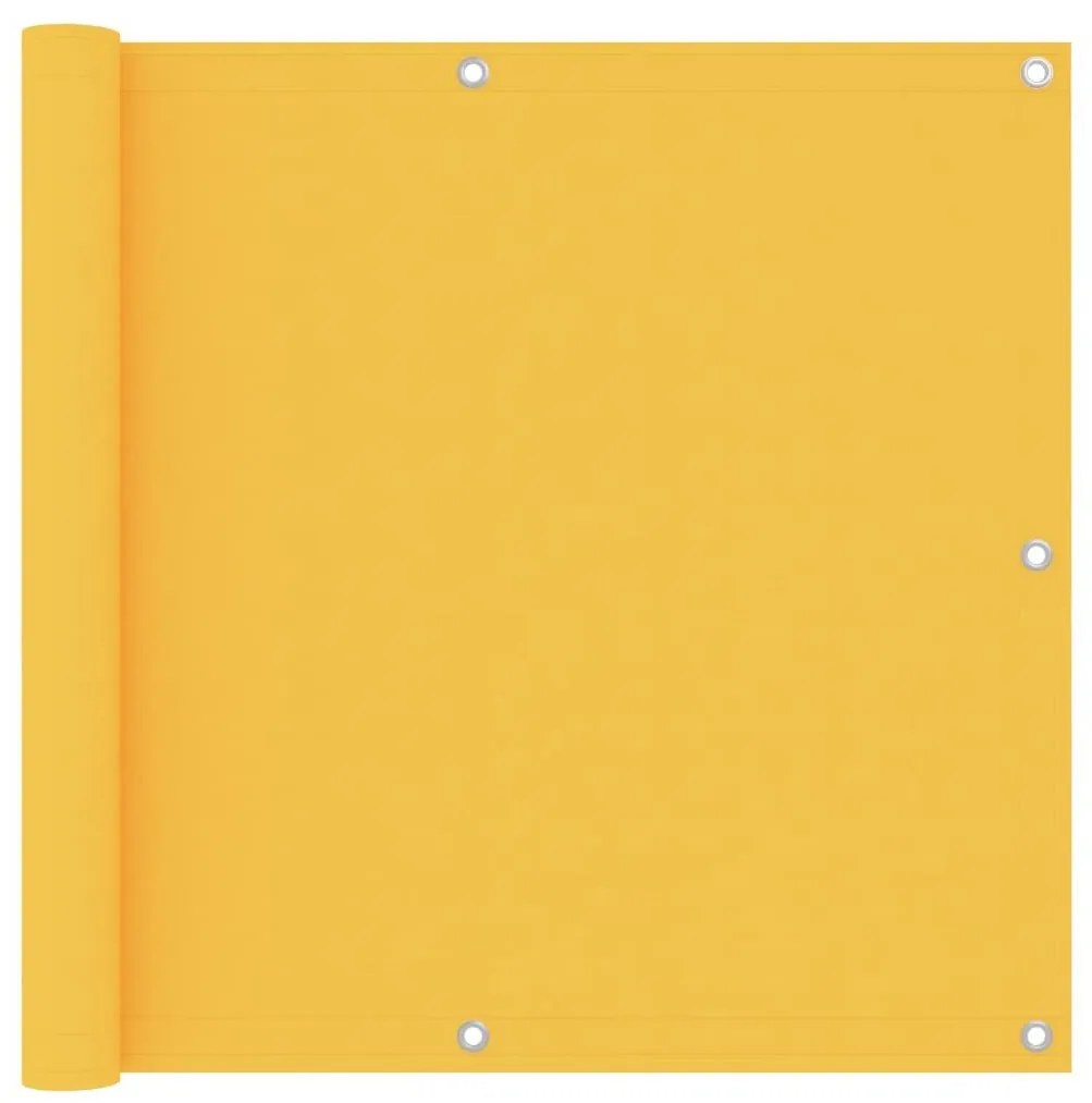 Διαχωριστικό Βεράντας Κίτρινο 90 x 300 εκ. Ύφασμα Oxford - Κίτρινο