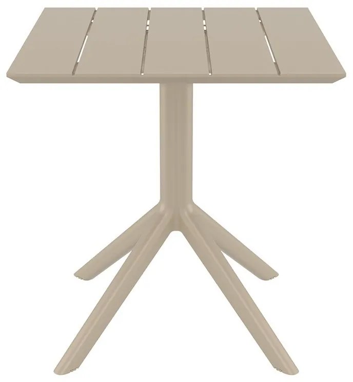 PARIS TAUPE 70X70X74εκ. ΤΡΑΠΕΖΙ ΠΟΛ/ΝΙΟΥ
