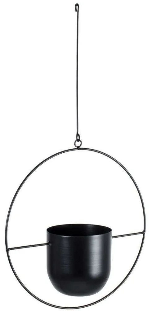 Κασπώ Κρεμαστό Tilos 20485 Φ35x15cm Black GloboStar Μέταλλο