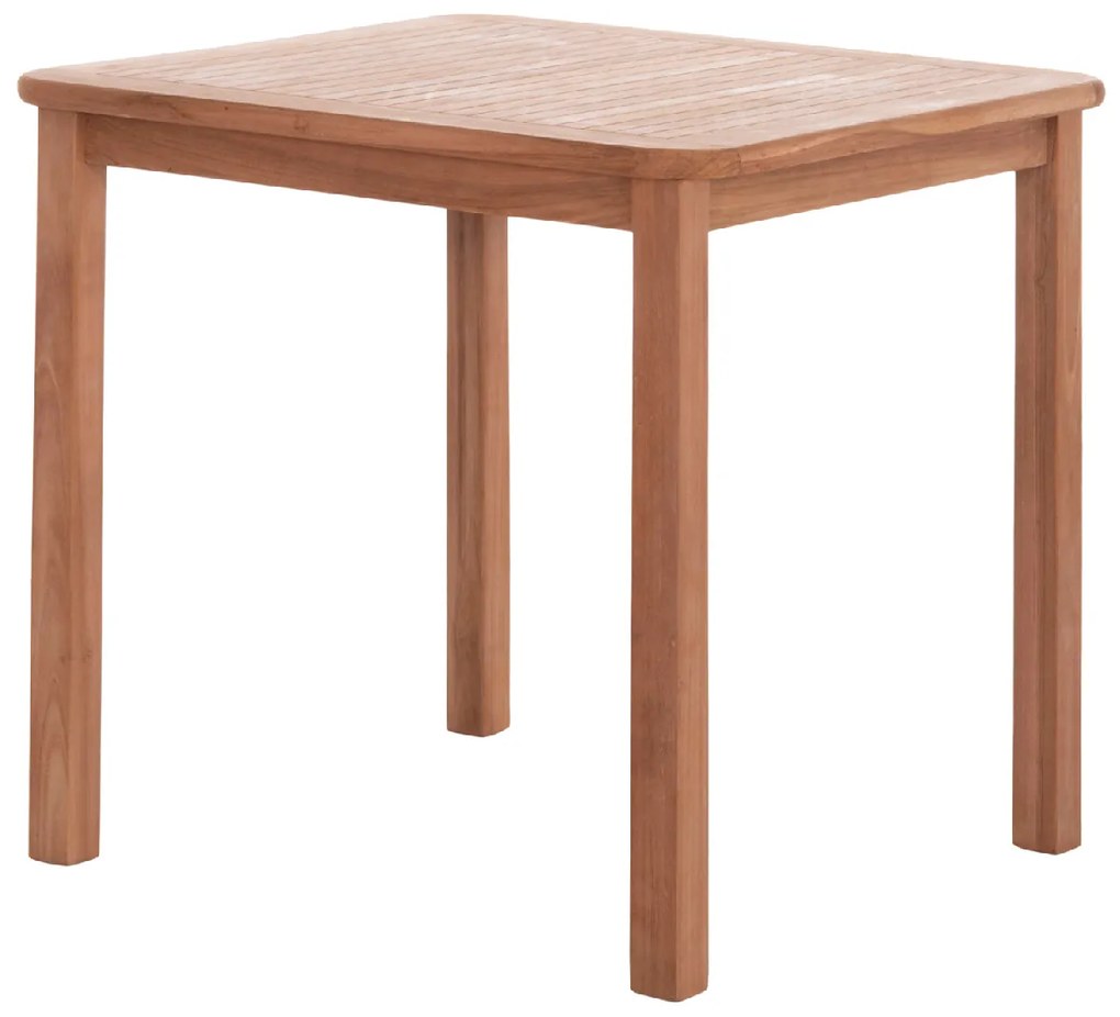 ΤΡΑΠΕΖΙ ΤΕΤΡΑΓΩΝΟ PRESSCOT HM18122 ΞΥΛΟ TEAK--ΦΥΣΙΚΟ 80x80x76Υεκ.