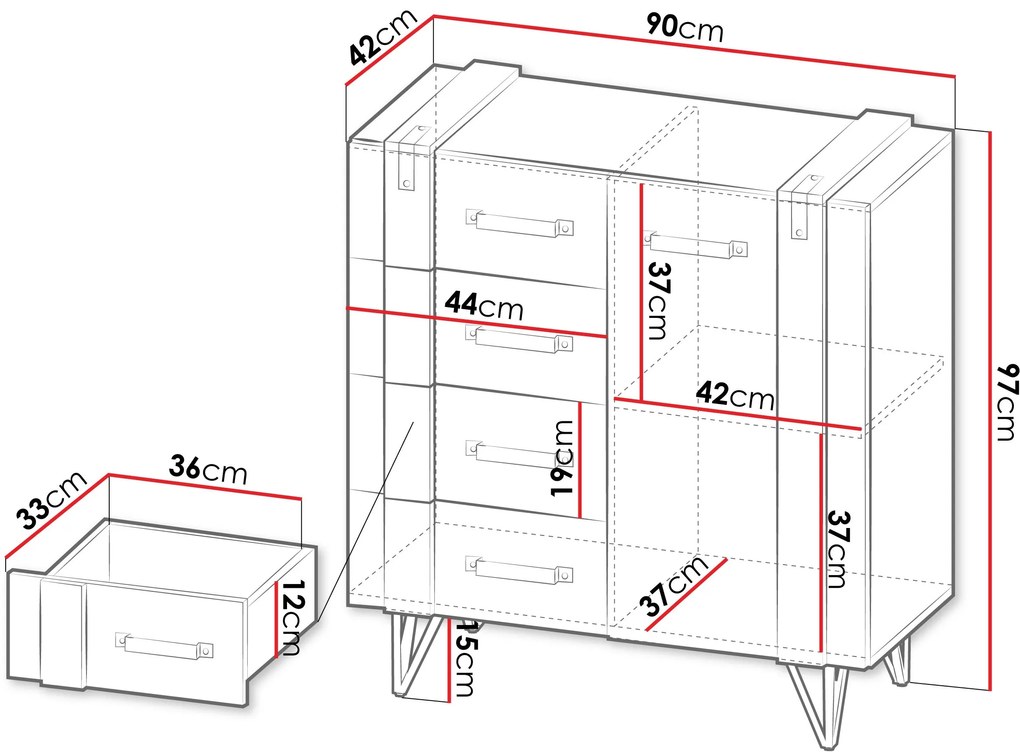 Μπουφές Lofter mini