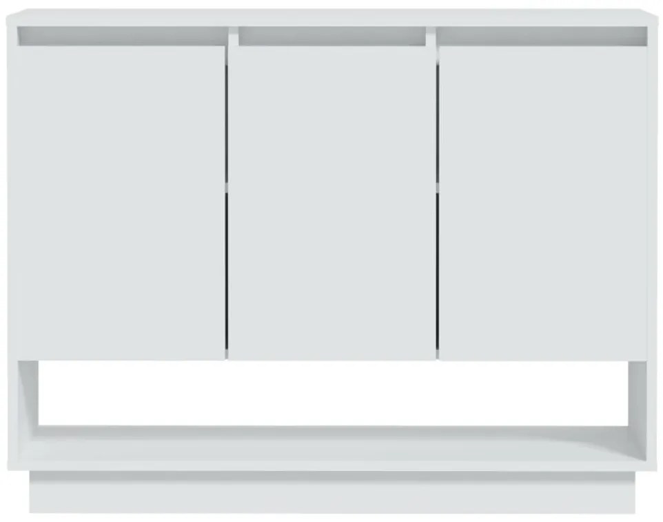 vidaXL Συρταριέρα Λευκή 97x31x75 εκ. από Επεξεργασμένο Ξύλο
