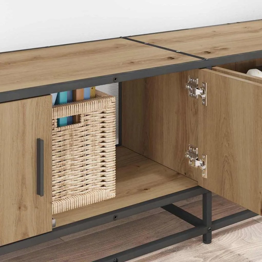 vidaXL Ντουλάπι TV artisan δρυς 240 x 35 x 41 εκ Επεξεργασμένο ξύλο