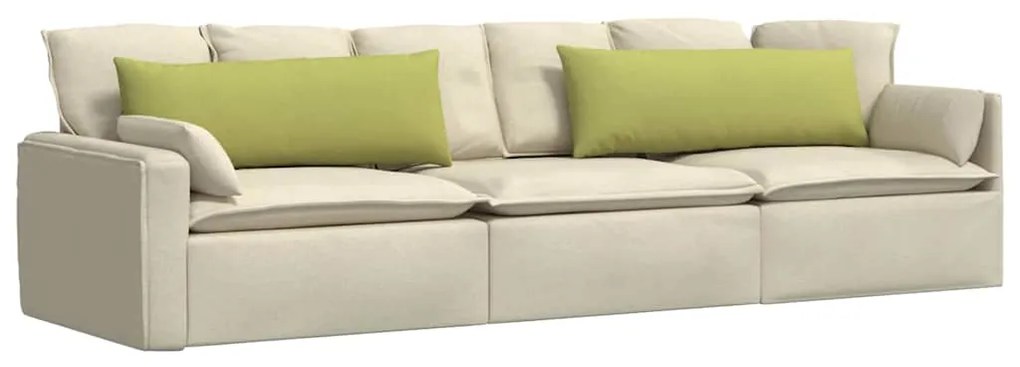 vidaXL Μαξιλάρι Καναπέ 2 pcs Ανοιχτό Πράσινο 120 x 40 cm ύφασμα