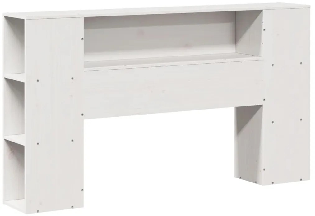 vidaXL Κρεβάτι Βιβλιοθήκη Χωρίς Στρώμα 150x200 εκ Μασίφ Ξύλο Πεύκου