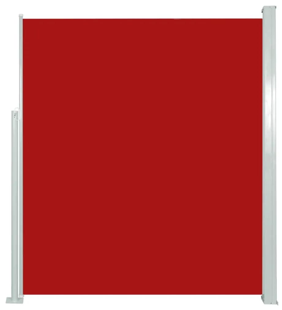 vidaXL Σκίαστρο Πλαϊνό Συρόμενο Βεράντας Κόκκινο 160 x 300 εκ.