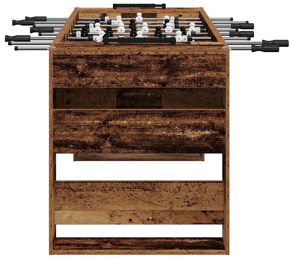 vidaXL Τραπέζι Ποδιού 2 pcs Παλιό ξύλο 146,5 x 74 x 85 εκ.