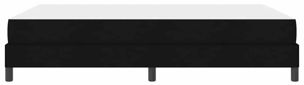 vidaXL Κρεβάτι με ελατήρια Άλλο Μαύρο 160 x 200 cm ύφασμα