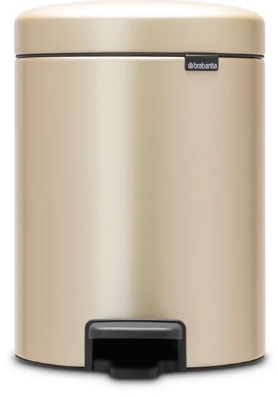Brabantia 1003198 Καλαθάκι Μπάνιου NewIcon 5L, Metallic Gold