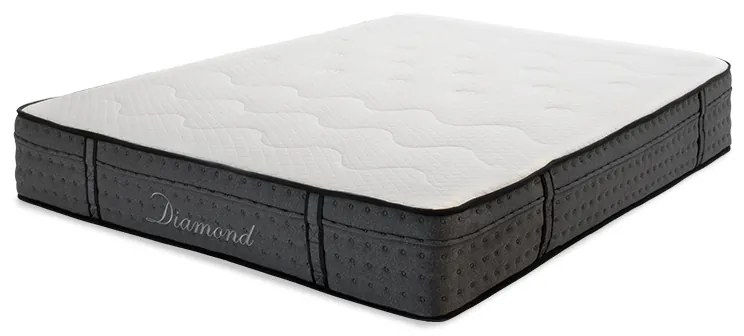 Στρώμα Diamond pakoworld pocket spring+gel memory foam 25-27cm 150x200εκ