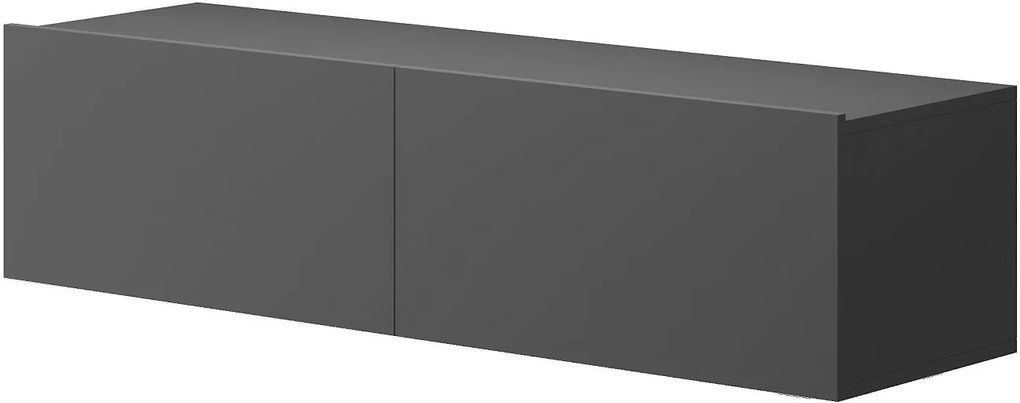 Έπιπλο τηλεόρασης Κρεμαστό 02110-ENJ-g Γραφίτης 120x30x37cm