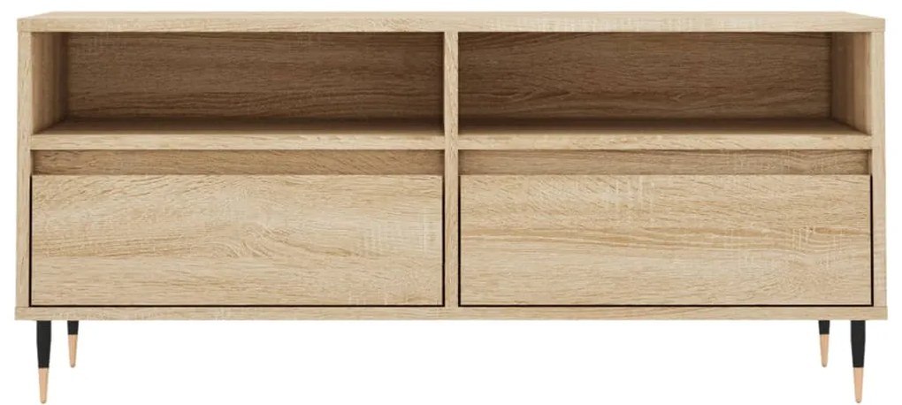 vidaXL Έπιπλο Τηλεόρασης Sonoma Δρυς 100 x 34,5 x 44,5 εκ. Επεξ. Ξύλο