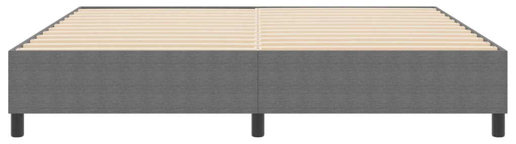 vidaXL Κρεβάτι Box Spring Ανοιχτό Γκρι 200x200 εκ Τσαντόν