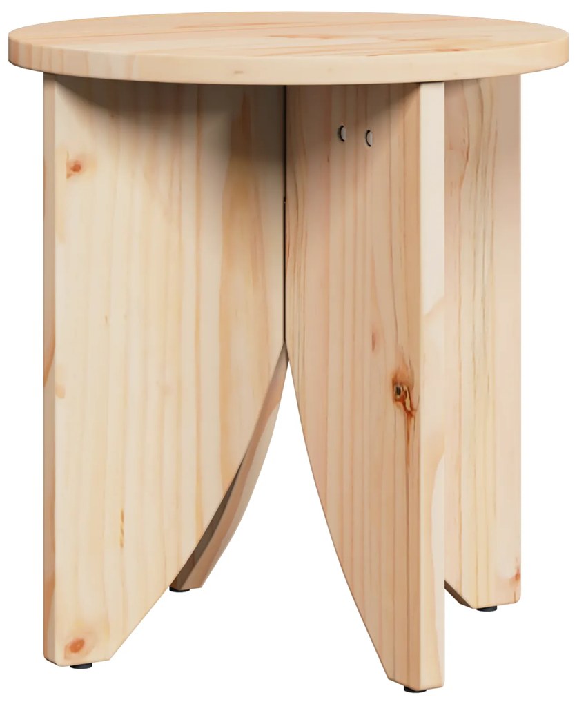 vidaXL Τραπεζάκι σαλονιού 2 pcs Φυσικό 41.5 x 41.5 x 44 cm