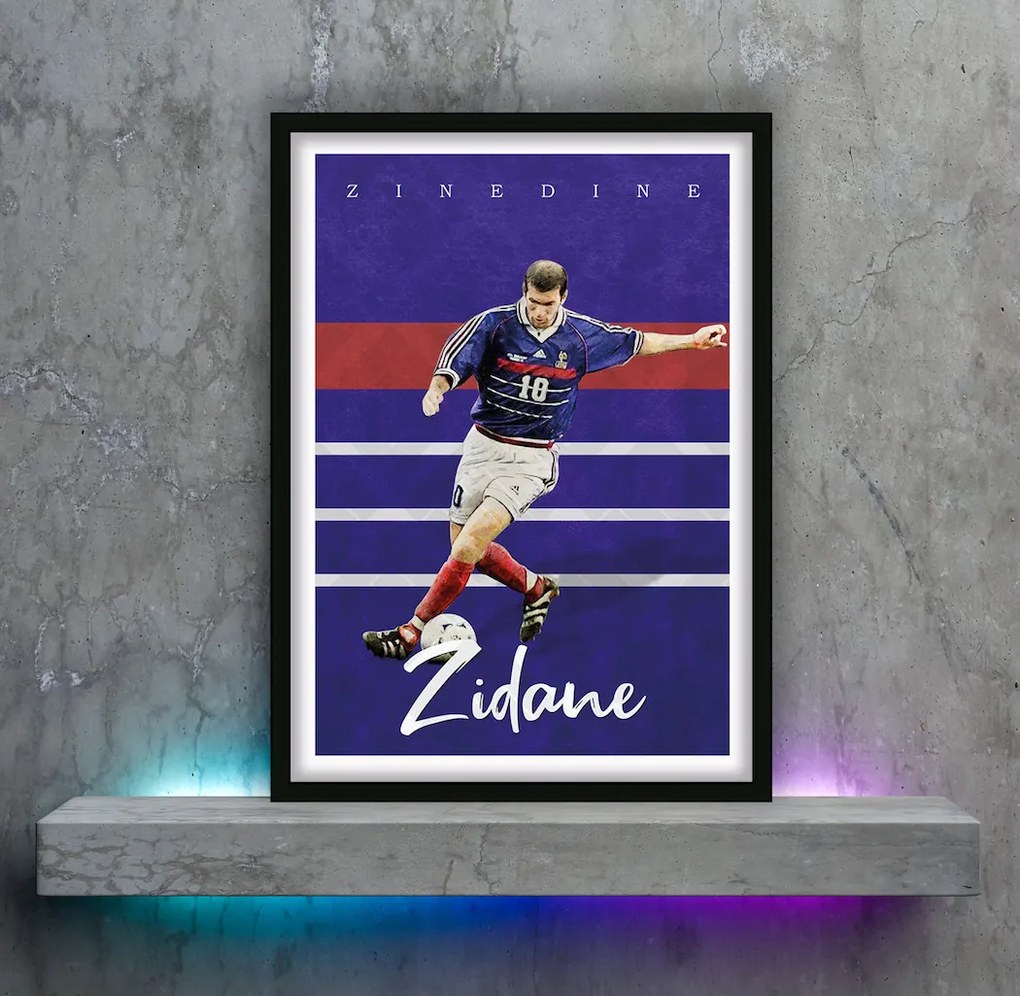 Πόστερ &amp; Κάδρο Zidane SC020 30x40cm Εκτύπωση Πόστερ (χωρίς κάδρο)