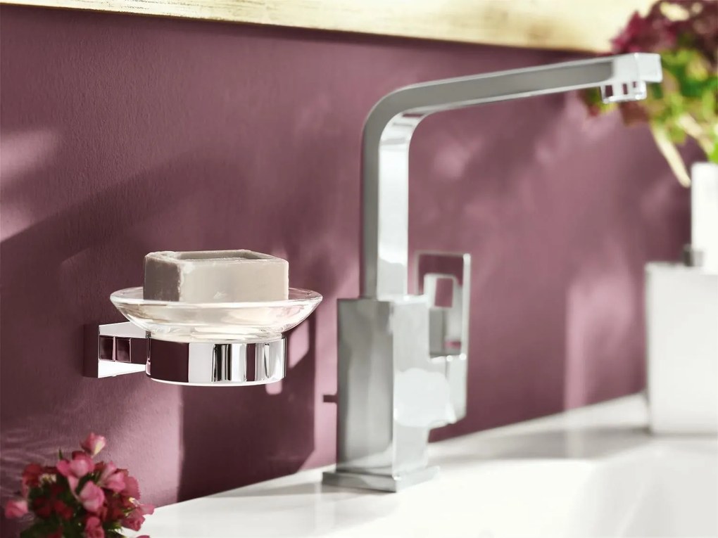 Μπαταρία νιπτήρα Grohe Eurocube υψηλή-Anthraki Mat