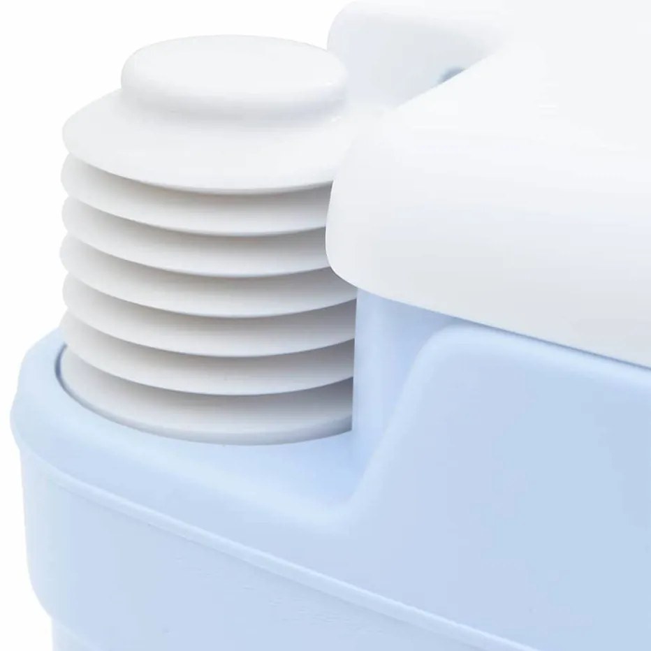 vidaXL Τουαλέτα Κάμπινγκ Απαλό Μπλε και Λευκό 41,5 x 36,5 x 30 cm