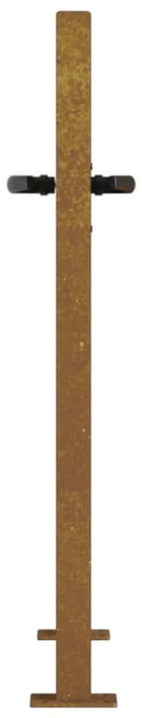 vidaXL Πύλη Κήπου 105x80 εκ. από Ατσάλι Corten