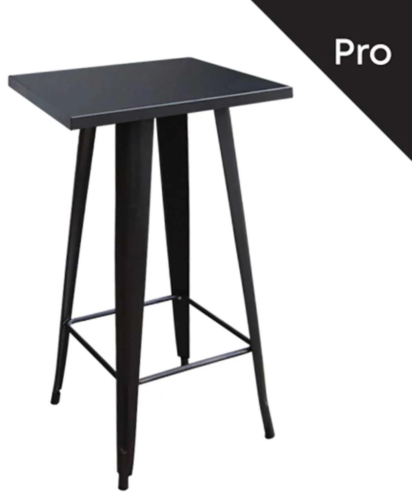 Τραπέζι RELIX  BAR 60x60 Μαύρο