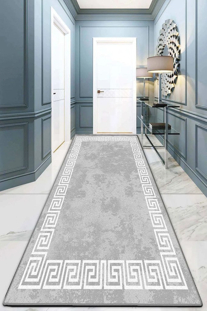 Χαλί Silencio 908CHL3106 Grey-White Conceptum Hypnose 100X200cm