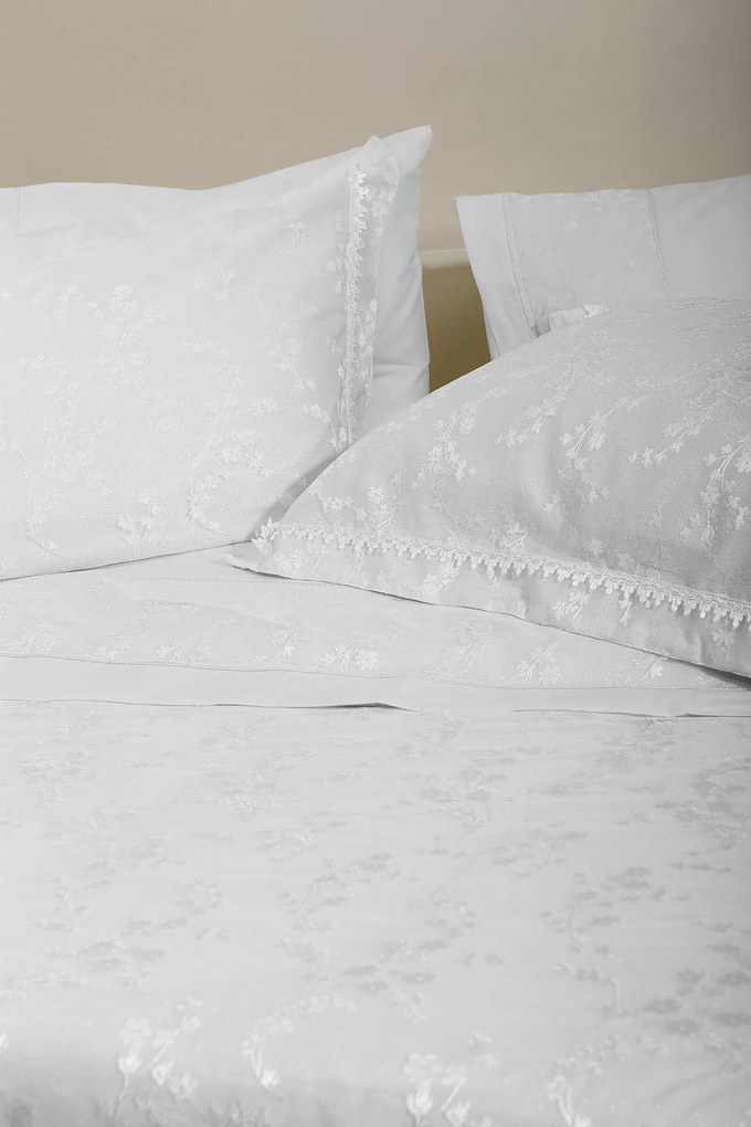 Σετ Σεντόνια Υπέρδιπλα 240x260 1017 Λευκό Viopros